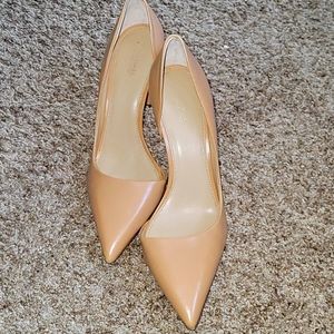 3" Michael Kors D'orsay Pumps, 9.5, Nude